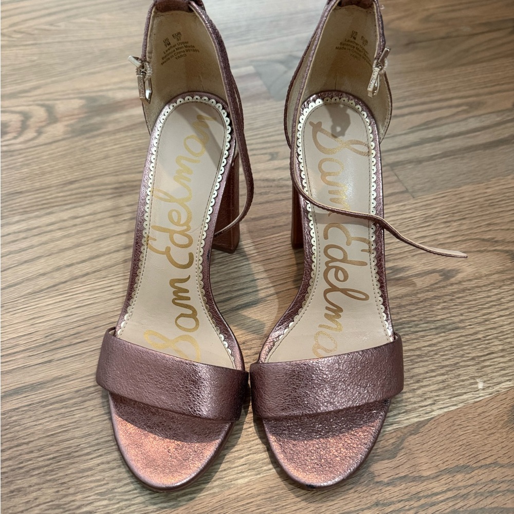 Sam Edelman Women's Rose gold Heeled Sandals